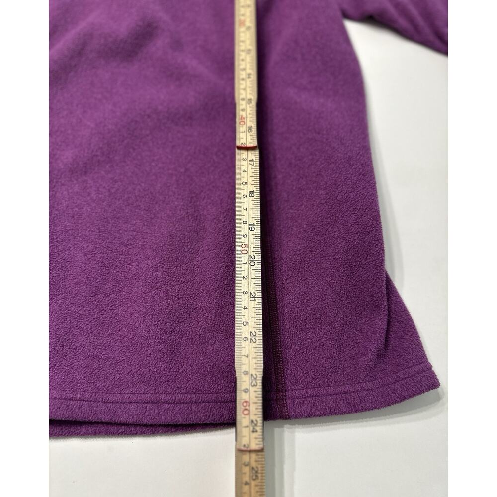 The North Face Women's Quarter Zip Pullover Purple Fleece Size Medium - Picture 3 of 7